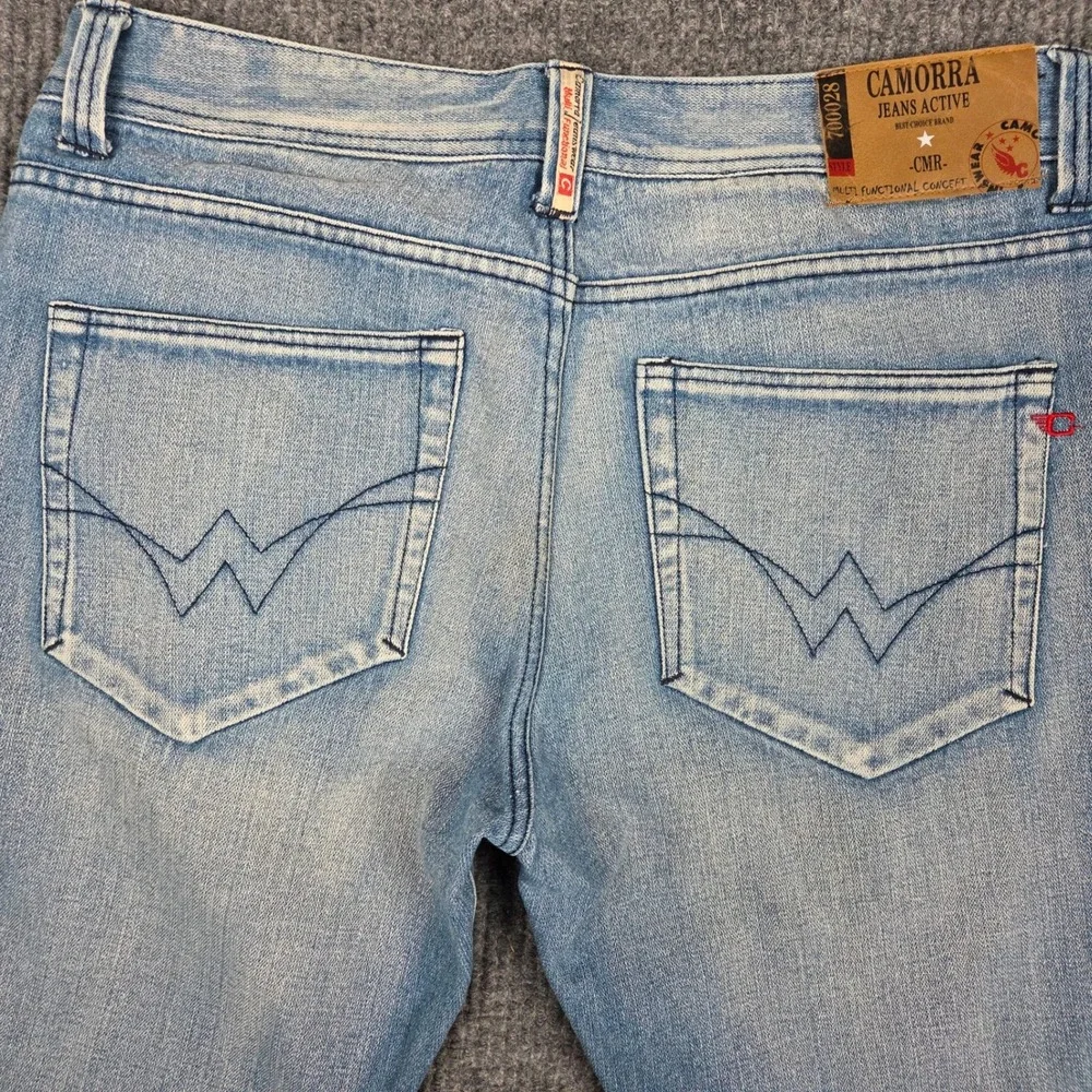 Camorra Jeans Active Mens 38 Light Wash Straight Leg Denim Blue 26358‎